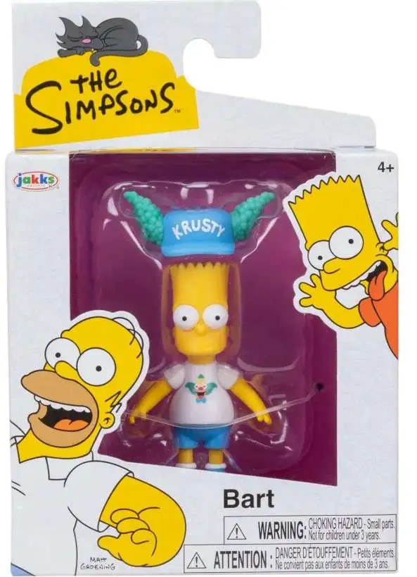 Simpson Bart Simpson con sombrero Krusty 2.5Inch