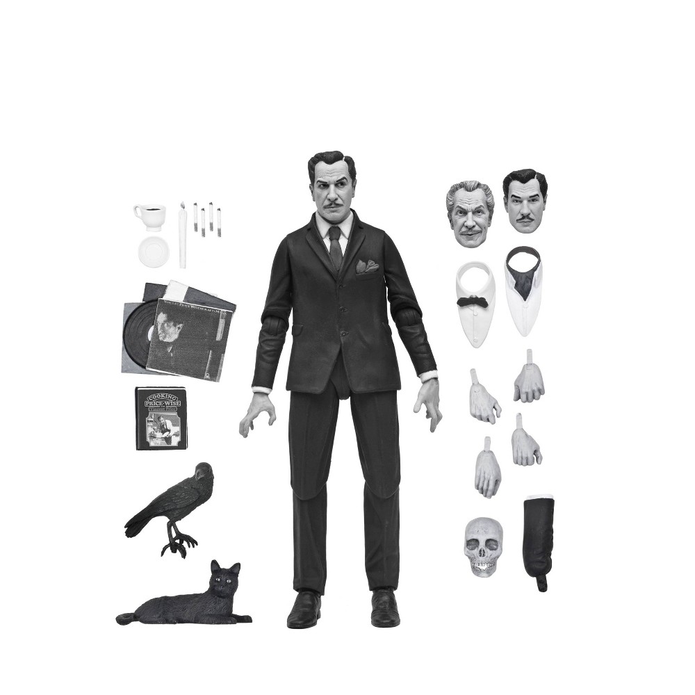 Vincent Price - 7" Scale Action Figure - Ultimate Vincent Price (B&W)