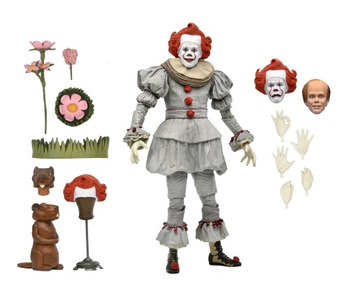 WELCOME TO DERRY - 7 INCH SCALE ACTION FIGURE - ULTIMATE BOB GRAY AS PENNYWISE
