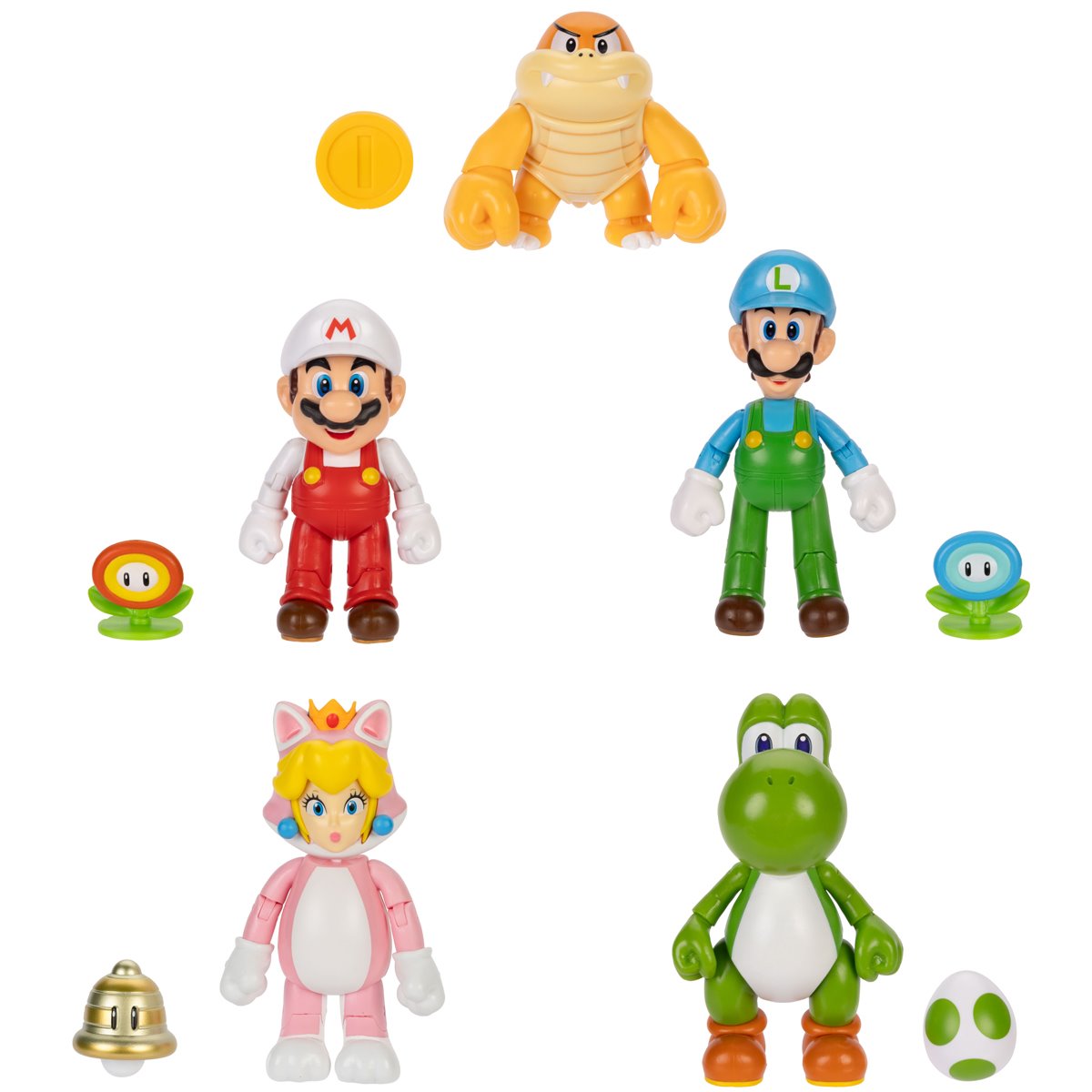 World of Nintendo Super Mario 4-Inch Action Figures Wave 46 Case of 6