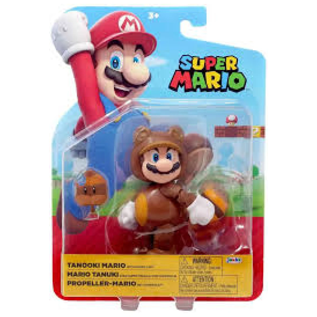 World of Nintendo Super Mario Tanooki Mario with Leaf