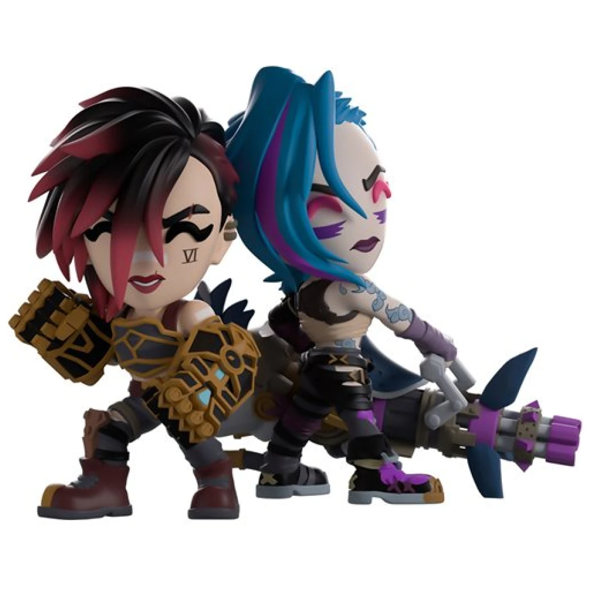 Youtooz Arcane League of Legends Vi Jinx Pack Doble