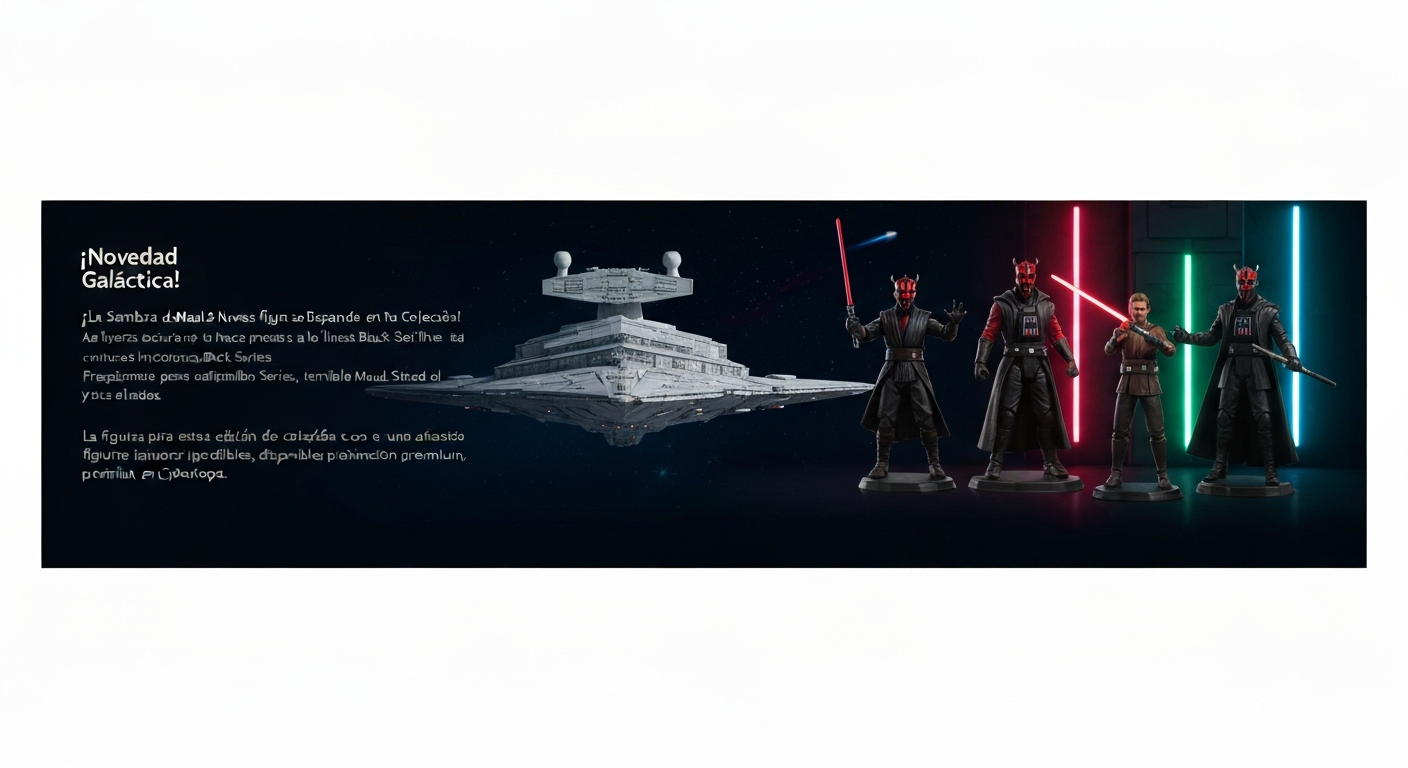 ¡Novedad Galáctica! Nuevas figuras Star Wars Black Series de Maul Shadow Lord y sus aliados