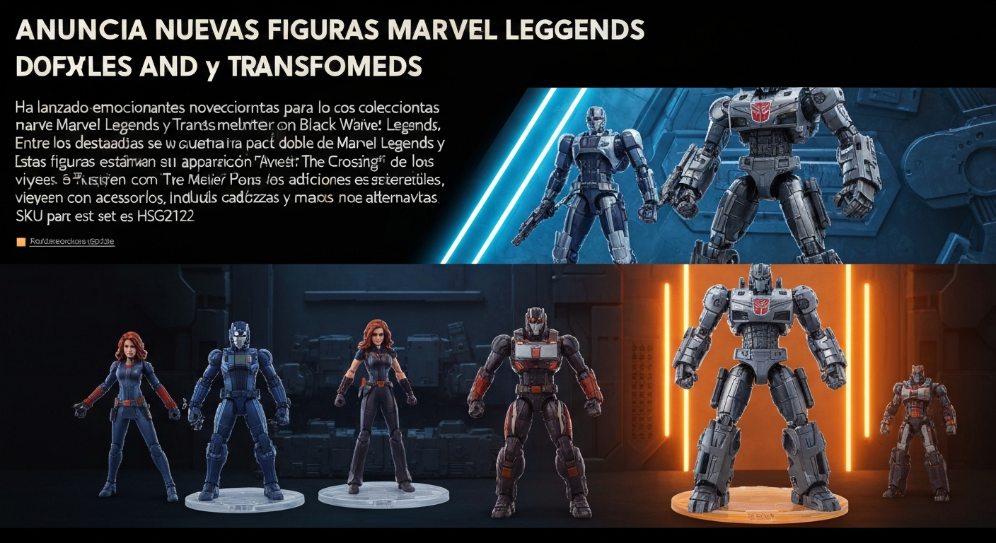 Anuncia Nuevas Figuras Marvel Legends y Transformers