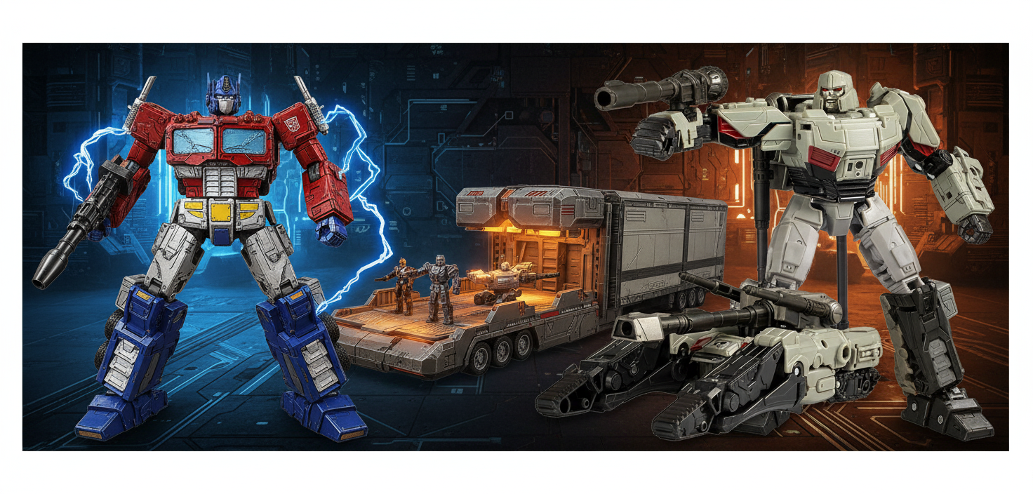 ¡Descubrí lo último de Transformers: Robosen Optimus Prime y Megatron de Studio Series!