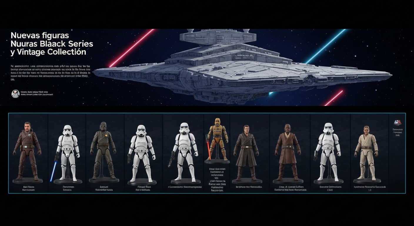 Nuevas figuras de Star Wars Black Series y Vintage Collection