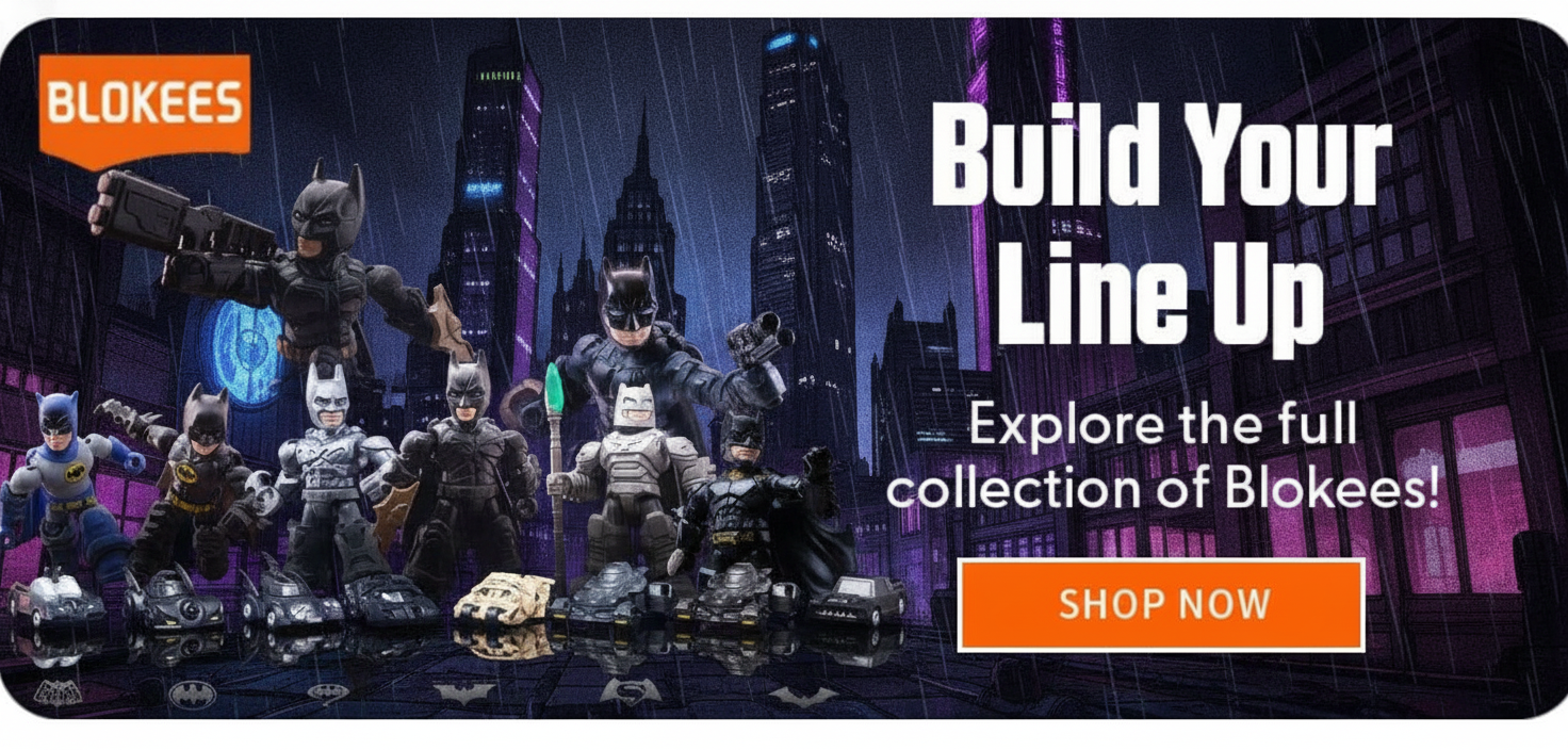 presenta nuevas figuras Blokees de DC Comics