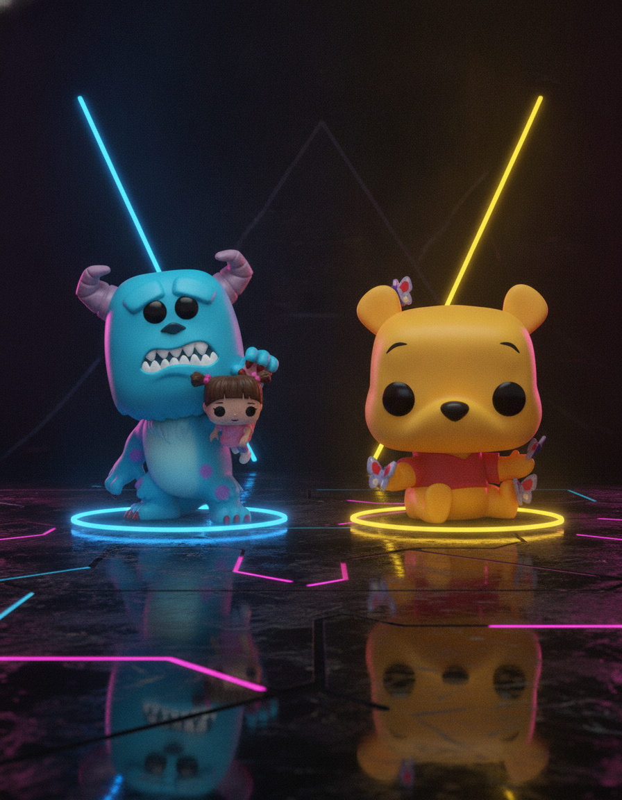 Nuevos Funko Pop! Exclusivos de Disney : De Monstruópolis al Bosque de los Cien Acres