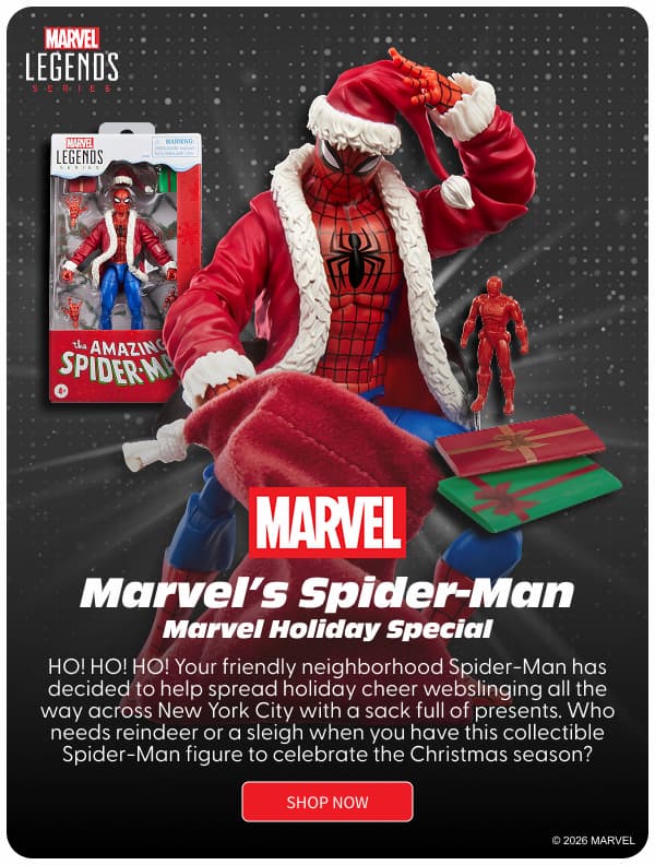 Spider-Man Marvel Legends Series Holiday Special Christmas 6-Inch Action Figure